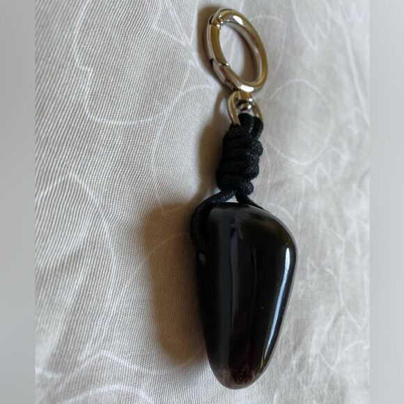 NEW Eco-Friendly Key Chain Handmade South America Artisan Black Unisex - Picture 12 of 14